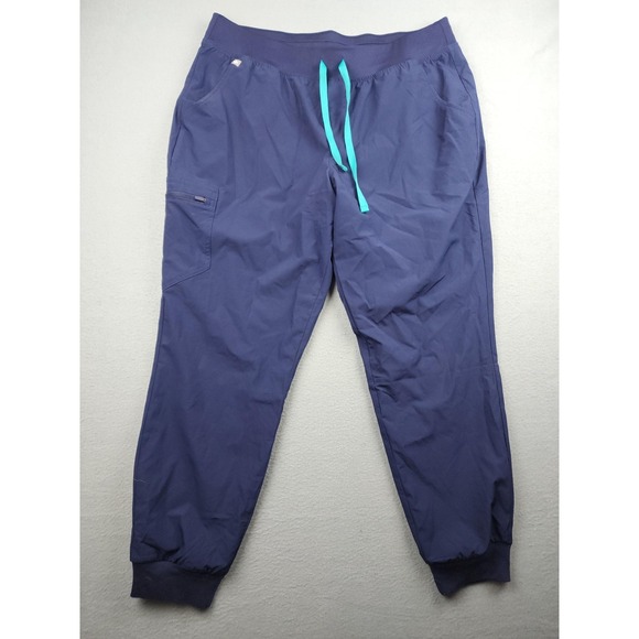 Figs Pants - FIGS Scrub Pants Womens XL Blue Technical Collection Jogger Stretch W23SW2005